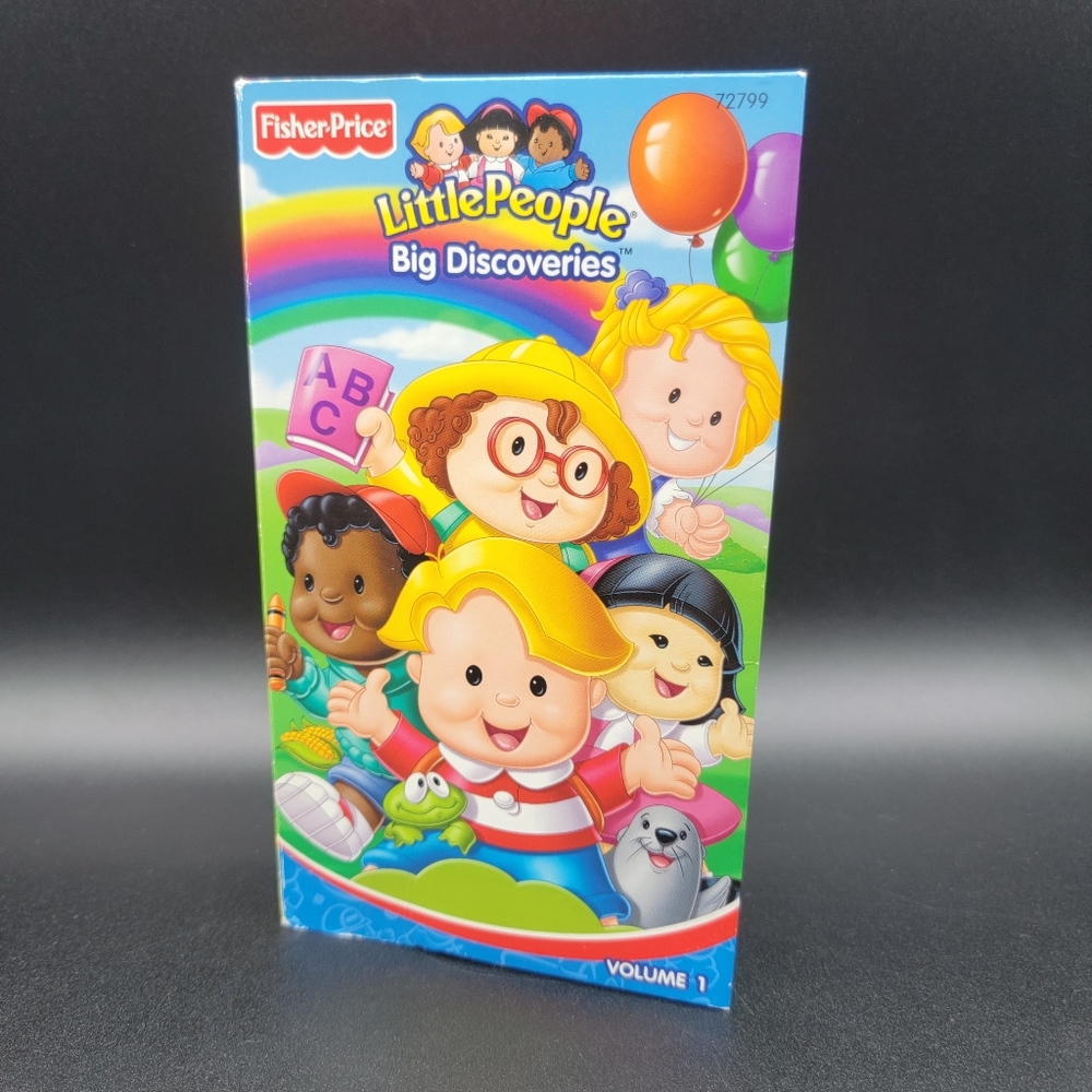 Fisher Price Little People: Big Discoveries, Volume 1 VHS Tape Kids Toddler's